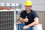 AC Technician Performing Tune-Up
