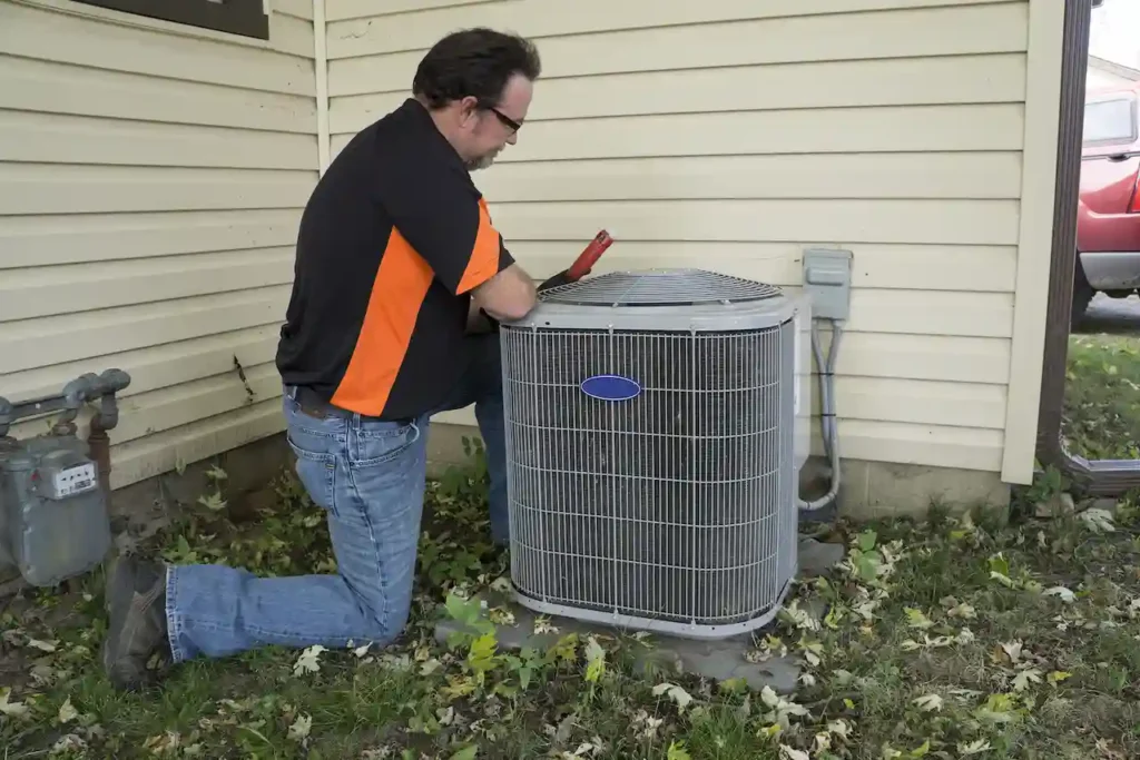 Tech Professional Repair Hvac Unit