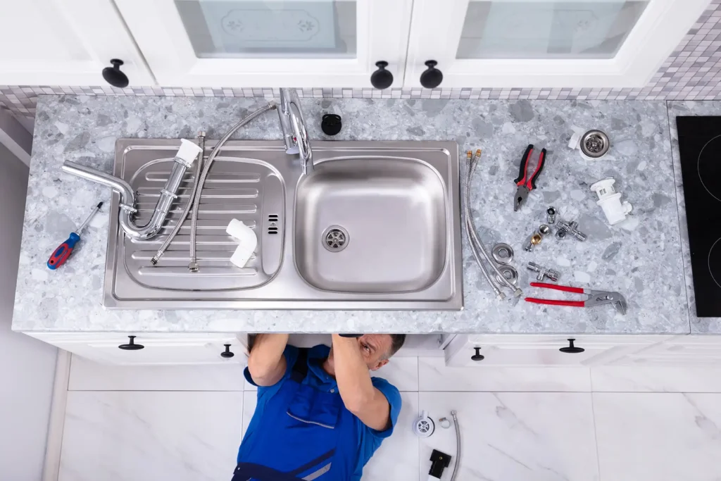 Plumbing Sink in kitchen